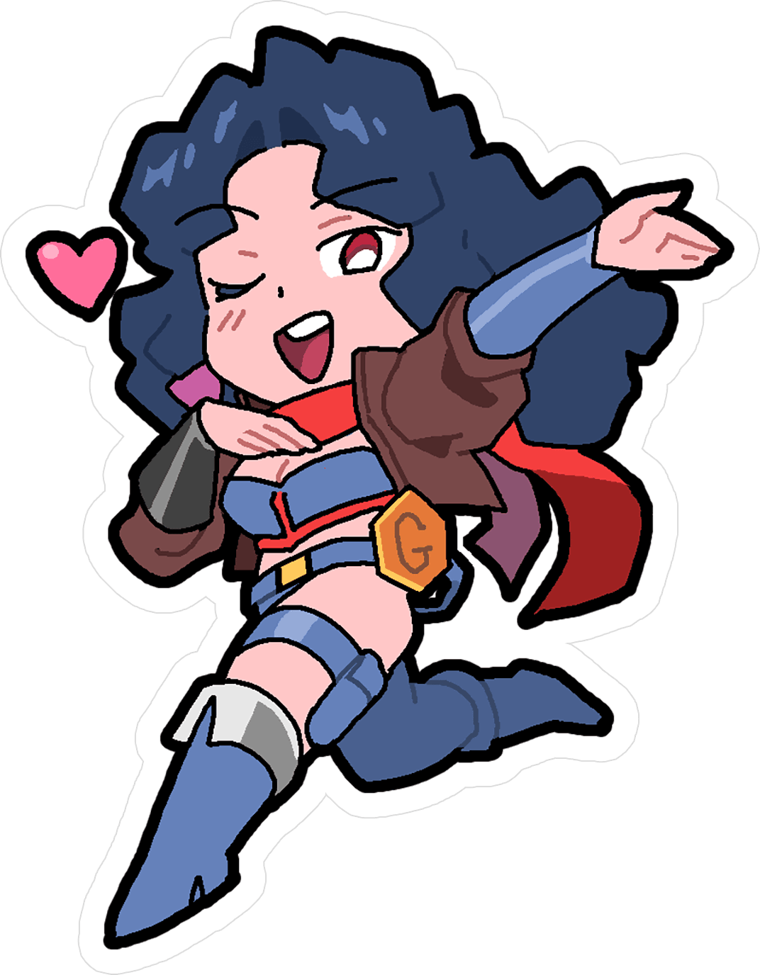 Game Gyaru - Chibi Daniella Sticker