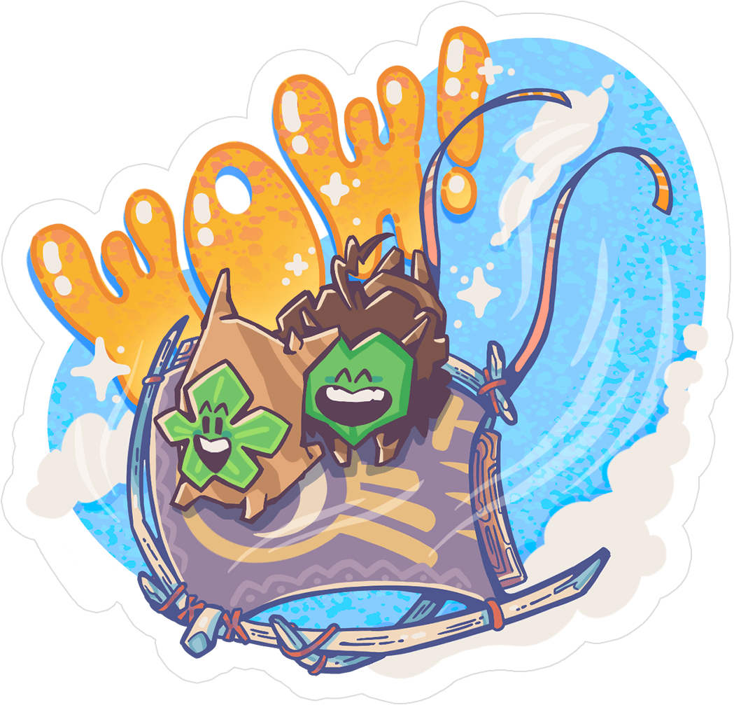 Game Grumps - Korok "WOW!" Sticker