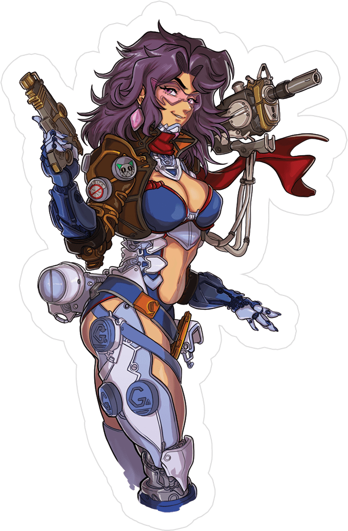 Game Gyaru - Cyber Daniella Sticker