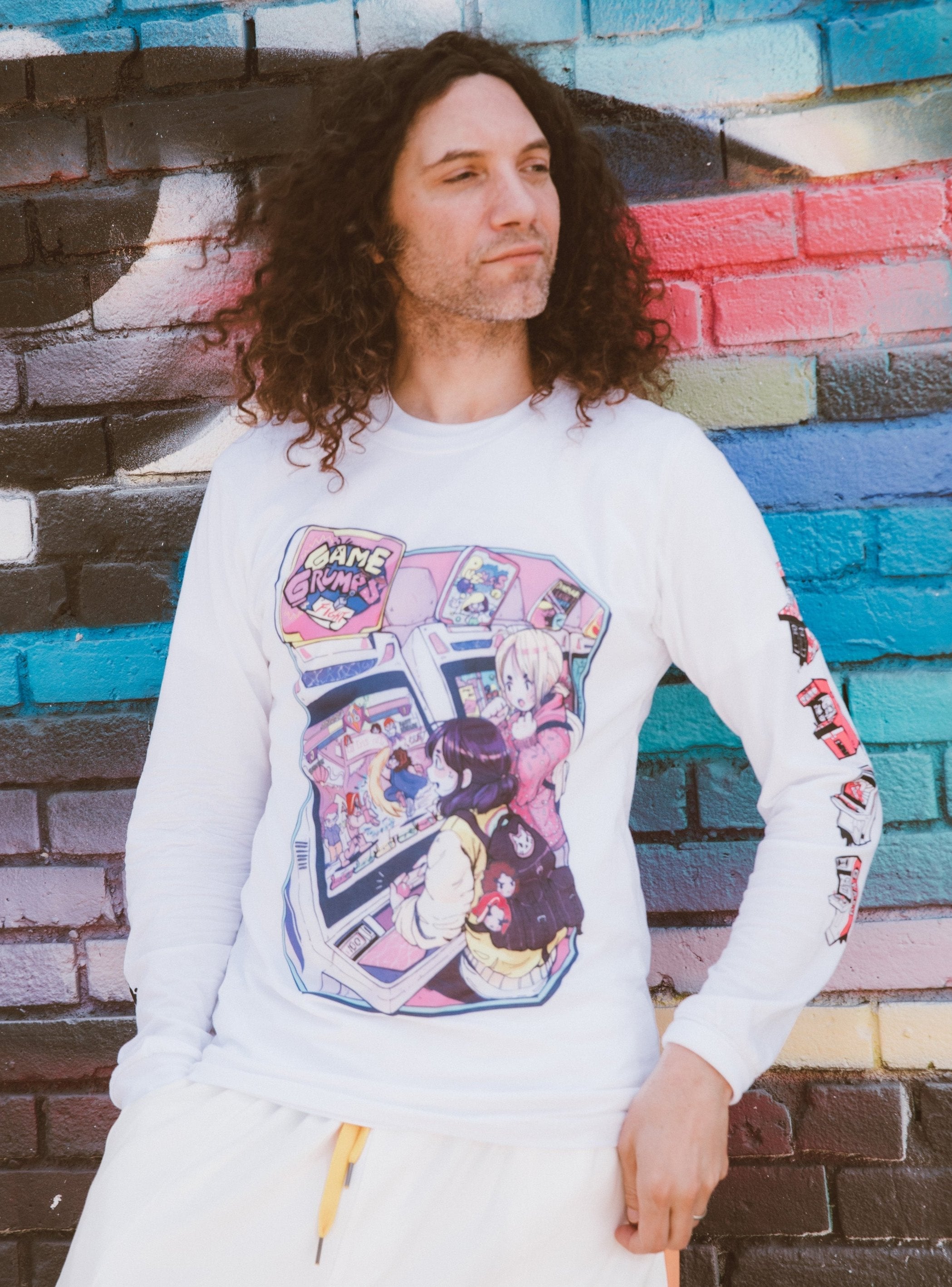 Game Grumps - Arcade Long Sleeve Unisex T-shirt By Criisalys